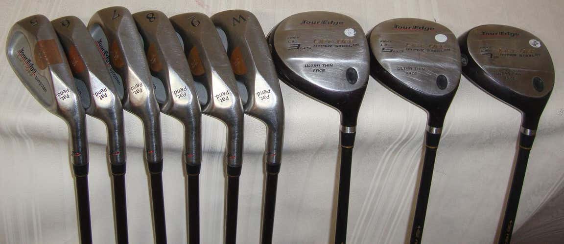 jTour Edge Lift-Off 5-6-7-8-9-W Graphite + 3-5-7 Wood Right Handed. Regular Flex