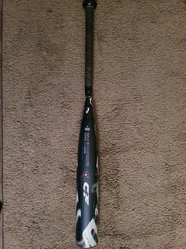 Used Kid Pitch (9YO-13YO) USSSA Certified 2020 DeMarini Composite CF Glitch Bat (-8) 21 oz 29"