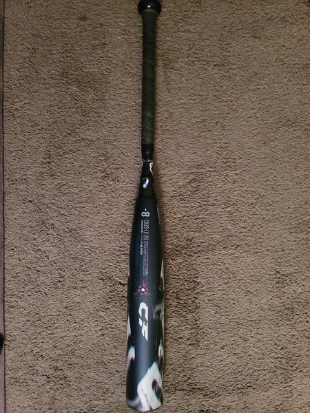 Used Kid Pitch (9YO-13YO) USSSA Certified 2020 DeMarini Composite CF Glitch Bat (-8) 21 oz 29"