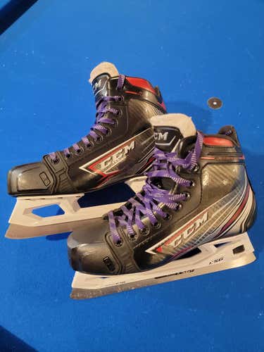 Senior Used CCM FT460 Hockey Goalie Skates Regular Width Size 8.5