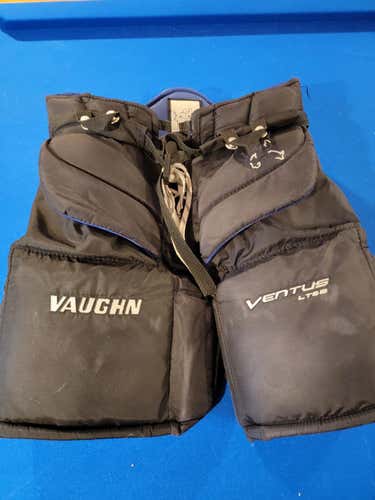 Black Intermediate Used Medium Vaughn Ventus LT68 Hockey Goalie Pants
