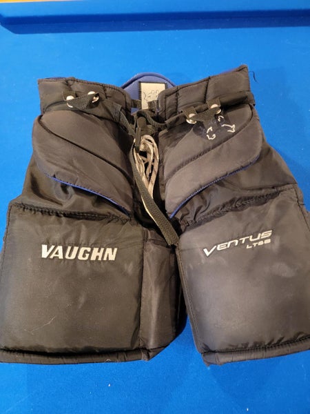 Black Intermediate Used Medium Vaughn Ventus LT68 Hockey Goalie Pants
