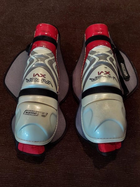 Used Senior Bauer Vapor XVI 15-Inch Shin Pads