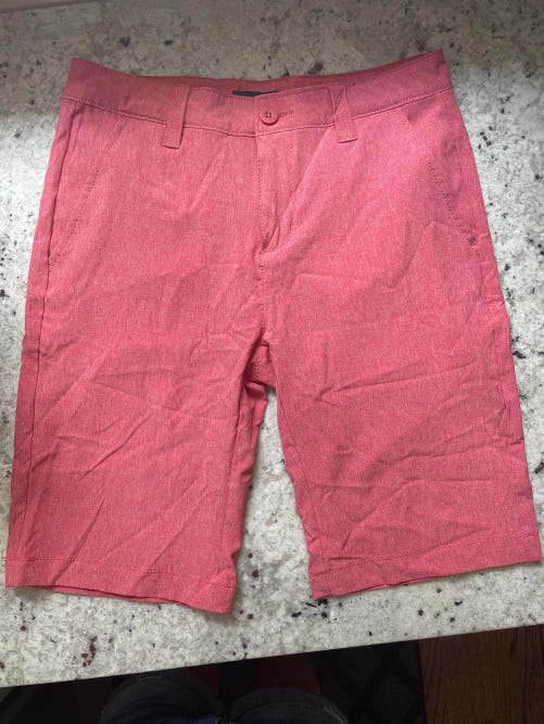 Golf shorts Boys Sz  14 salmon/pink color