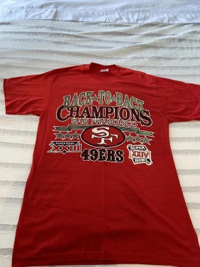 San Francisco 49ers Vintage Back 2 Back Champs Sidelineswap