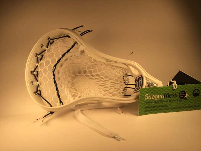 NEW- White Brine RP3 2X. Strung. NinjaLax Shogun Mesh