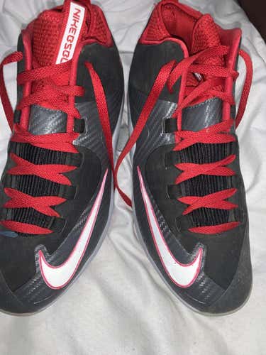Used Nike MVP High tops Red&Gray Size 9.5(Men’s)