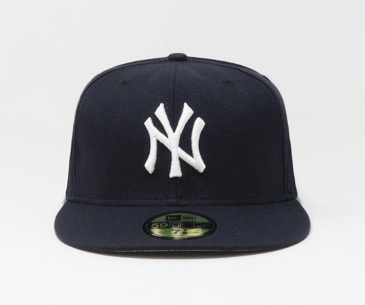 New Era 59Fifty Cap MLB New York Yankees 2007 On Field GM Blue Hat 100%  Wool