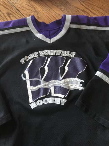 Black Used XL CCM Jersey #55
