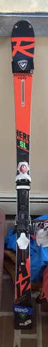 Used 2020 Rossignol Racing Hero FIS SL Pro Skis With Bindings Max Din 18