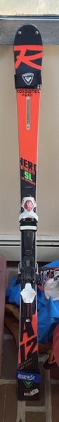 Used 2020 Rossignol Racing Hero FIS SL Pro Skis With Bindings Max Din 18