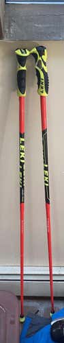 Used 52in (130cm) Leki Racing World Cup Lite GS Ski Poles