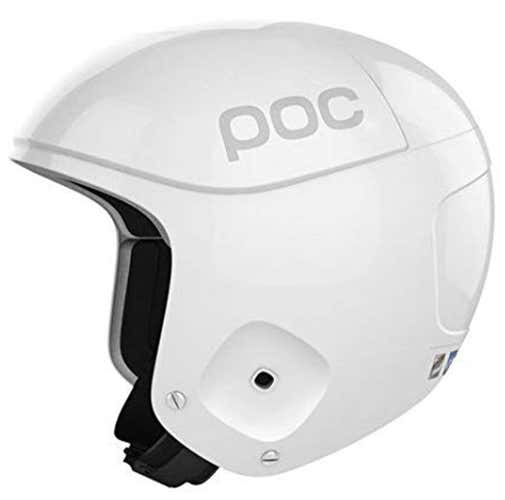 White New Unisex Medium POC Skull Orbic X Spin Helmet FIS Legal