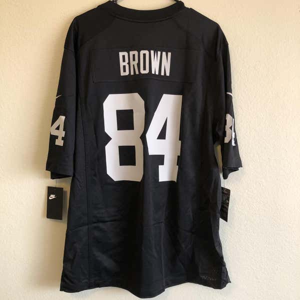 Nike Las Vegas Raiders Antonio Brown Anniversary Patch Jersey