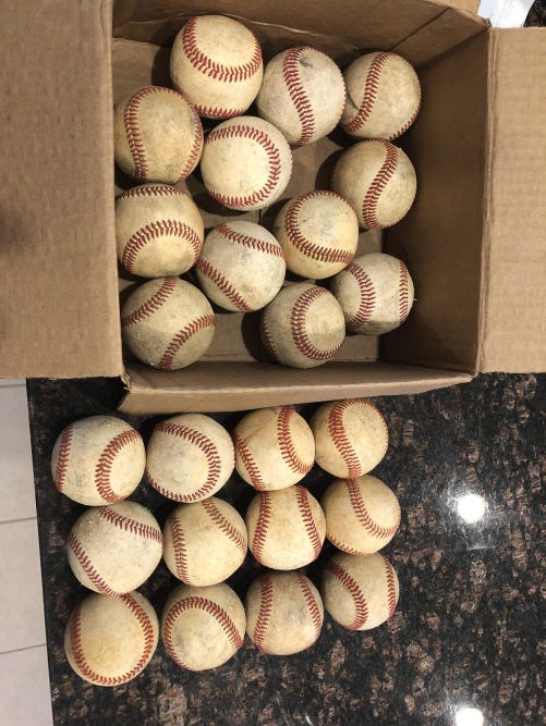 Used 24 Pack (2 Dozen) baseballs