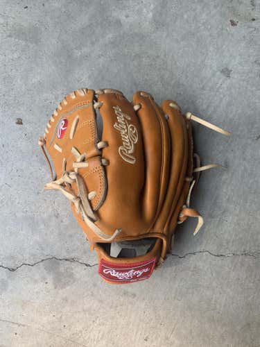 Brown High School/College Left Hand Throw 12" Heart of the Hide Baseball Glove