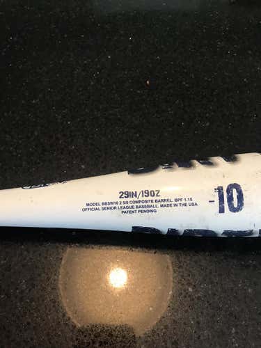 Kid Pitch (9YO-13YO) 2019 Composite (-10) 19 oz 29" Dirty South Swag Bat