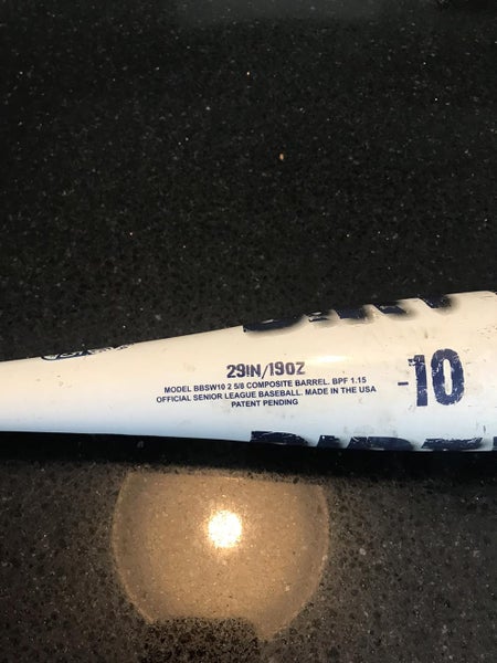 Kid Pitch (9YO-13YO) 2019 Composite (-10) 19 oz 29" Dirty South Swag Bat
