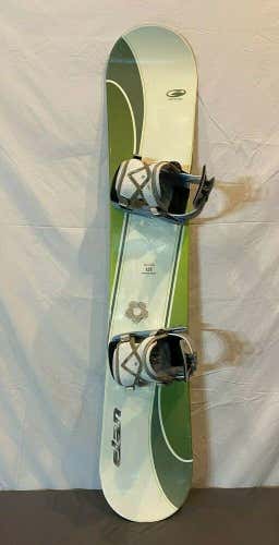Elan Spike 151cm Twin-Tip All-Mountain Snowboard w/Flow Flite Bindings Large