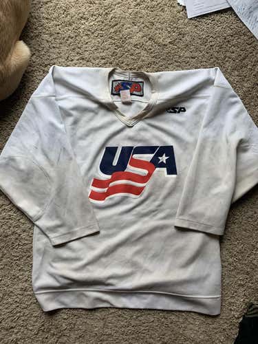 USA Hockey SP used practice jersey Sz 48