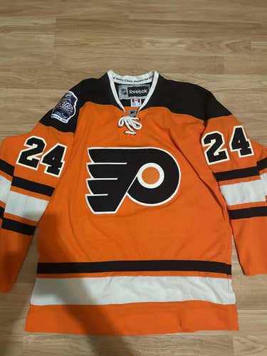 Philadelphia Flyers Matt Read 2012 Winter Classic Reebok NHL Hockey Jersey M