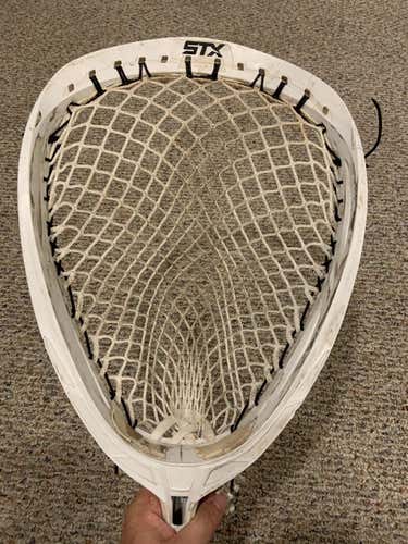 White Used Goalie Strung Shield Head