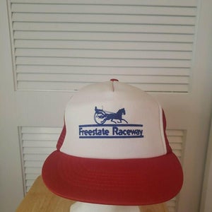 Vintage Freestate Raceway Mesh Trucker Snapback Hat Laurel, MD