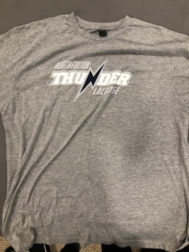 Thunder North Fulton Gray Used XL Shooter Shirt