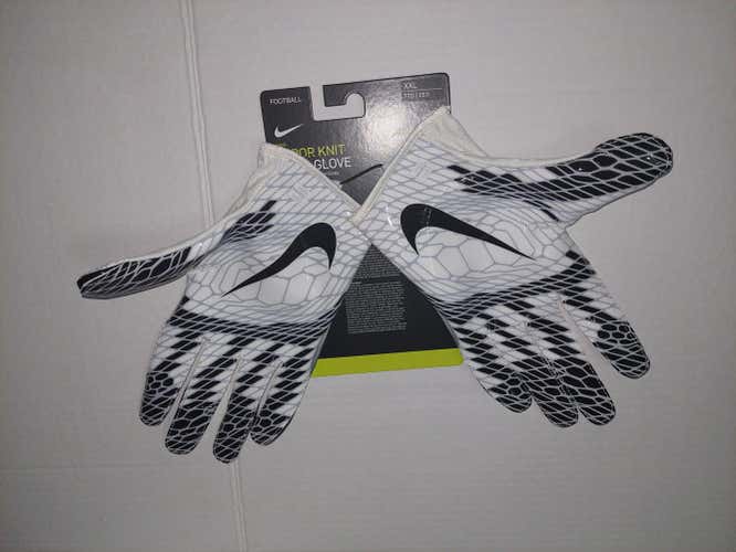 New Nike Vapor Knit Skill Gloves Size XXL