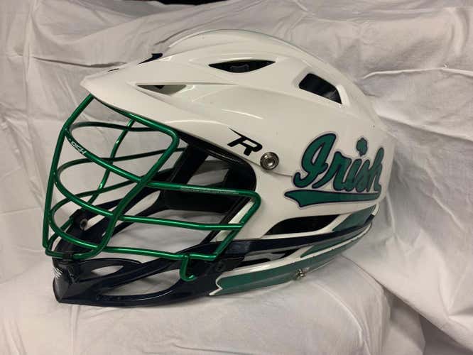 Custom Notre Dame Lacrosse Cascade R Helmet