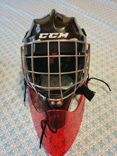 Black Senior Used CCM 9000L Goalie Mask