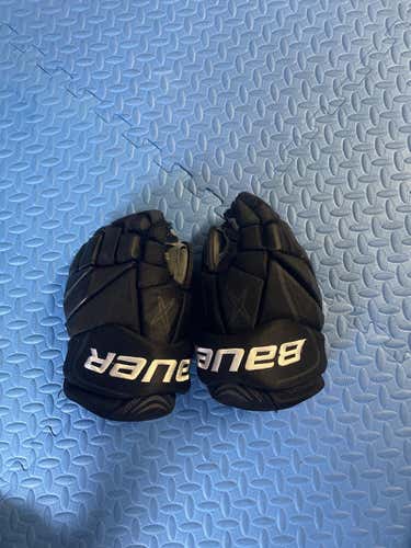 Black Senior Bauer 14" VAPOR X VELOCITY Gloves