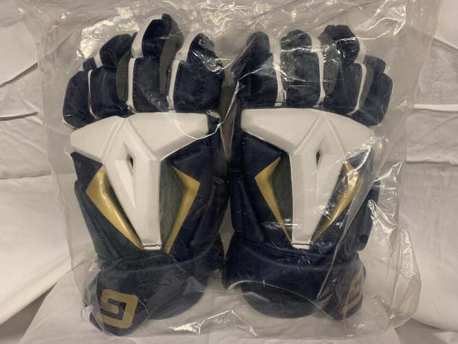 Custom Notre Dame Gait Lacrosse Gloves