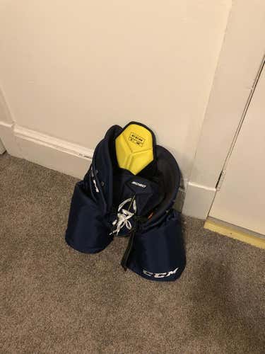 Blue New Senior Large CCM Tacks 9080 Hockey Pants