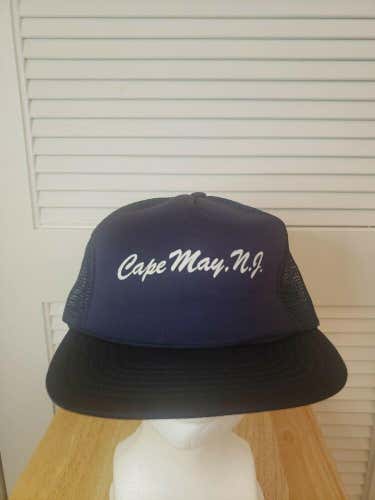 Vintage Cape May, NJ Mesh Trucker Snapback Hat
