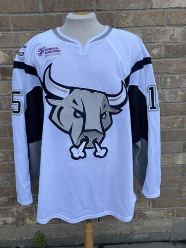 CCM San Antonio Rampage Pro Game Used Jersey Size 58 SIEMENS Signed 7308
