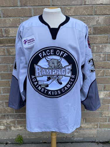 CCM San Antonio Rampage Pro Game Used Jersey Size 58 TURGEON Signed 7309