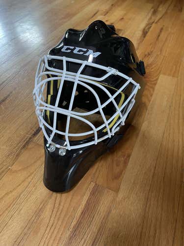 Black Senior CCM  Goalie Mask