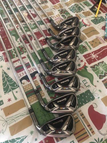 Men's Used Right Handed TaylorMade Iron Set Stiff Flex