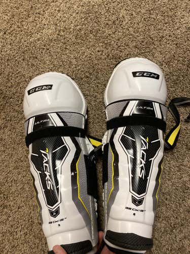 Used CCM Ultra Tacks Shin Pads