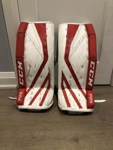 Used Youth 24" CCM Premier P2.5 Goalie Leg Pads