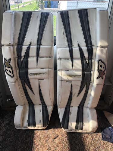 Used 32+1 Brian's GNETik 5.0 Goalie Leg Pads