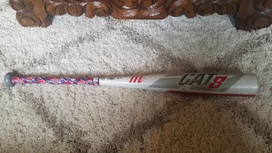 Used Kid Pitch (9YO-13YO) USSSA Certified Marucci Alloy CAT 8 Bat (-10) 20 oz 30"