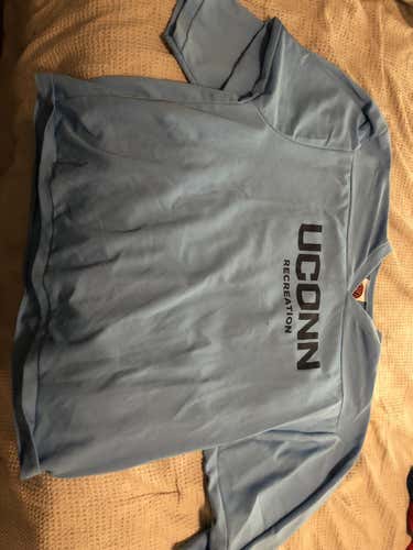 Light blue UConn hockey jersey