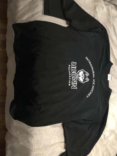 Black UConn hockey jersey