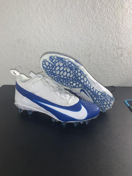 BN Nike Alpha Huarache 6 Cleats Blue & White sz:12.5