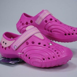 GIRLS HOUNDS KIDS LIGHT WEIGHT ULTRALITE SHOES HOT PINK/SOFT PINK SZ 13/1 W/ TAB