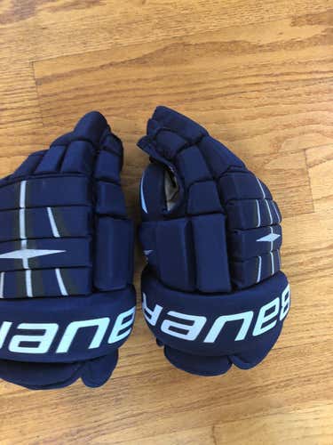 Blue Senior Bauer 14"  4 Roll Gloves