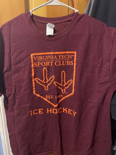 Virginia Tech Mens club hockey t shirt