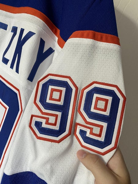 Adult Authentic New York Rangers Wayne Gretzky White Away Official Reebok  Jersey